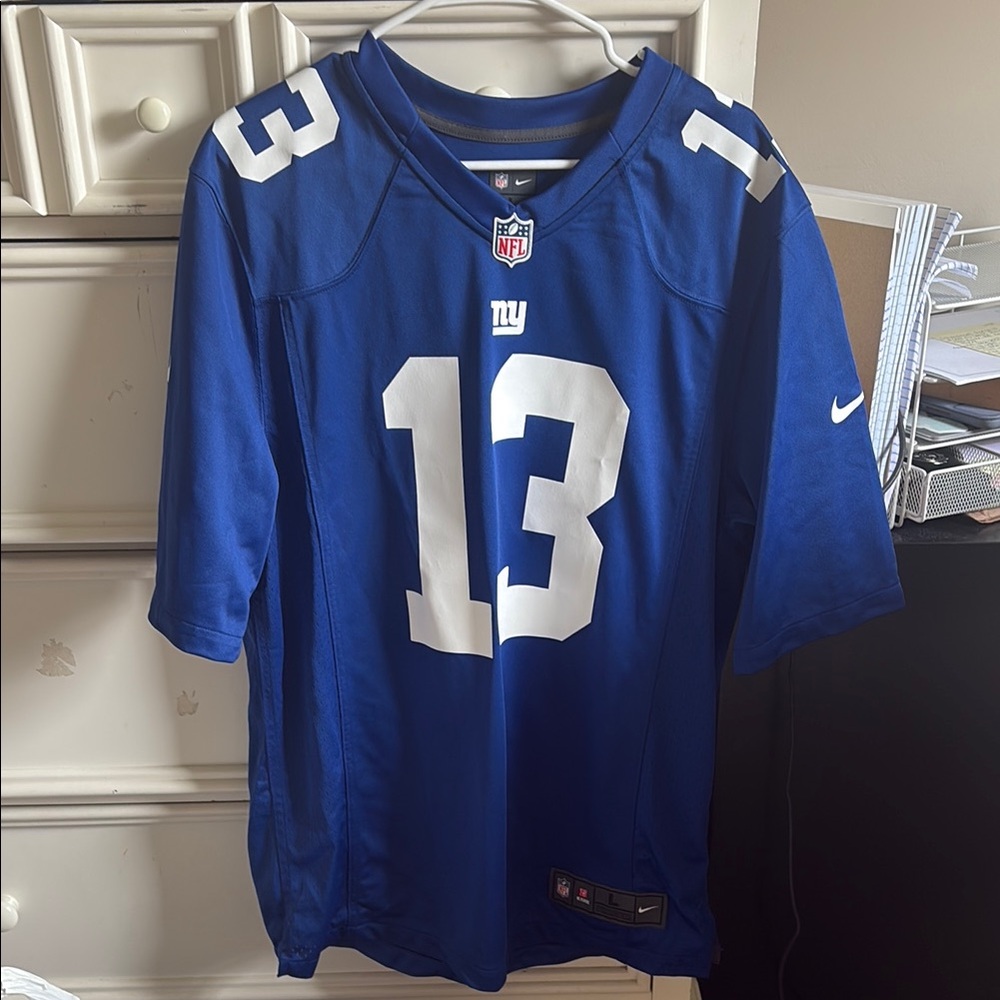 Nike Blue and White NFL Jersey